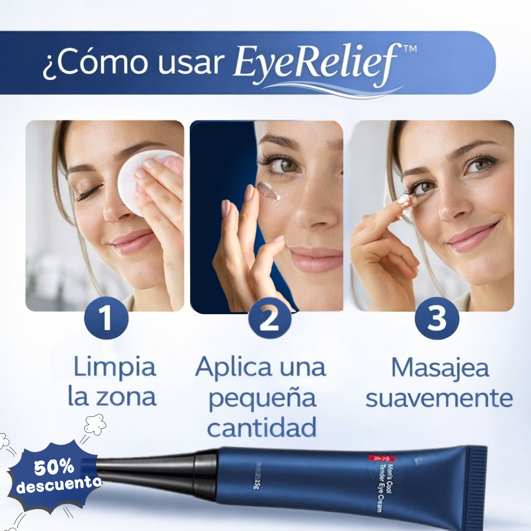 Alivio para bolsas, ojeras y ojos cansados - EyeRelief™