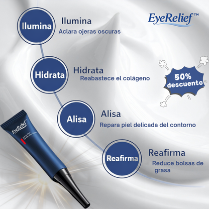 Alivio para bolsas, ojeras y ojos cansados - EyeRelief™