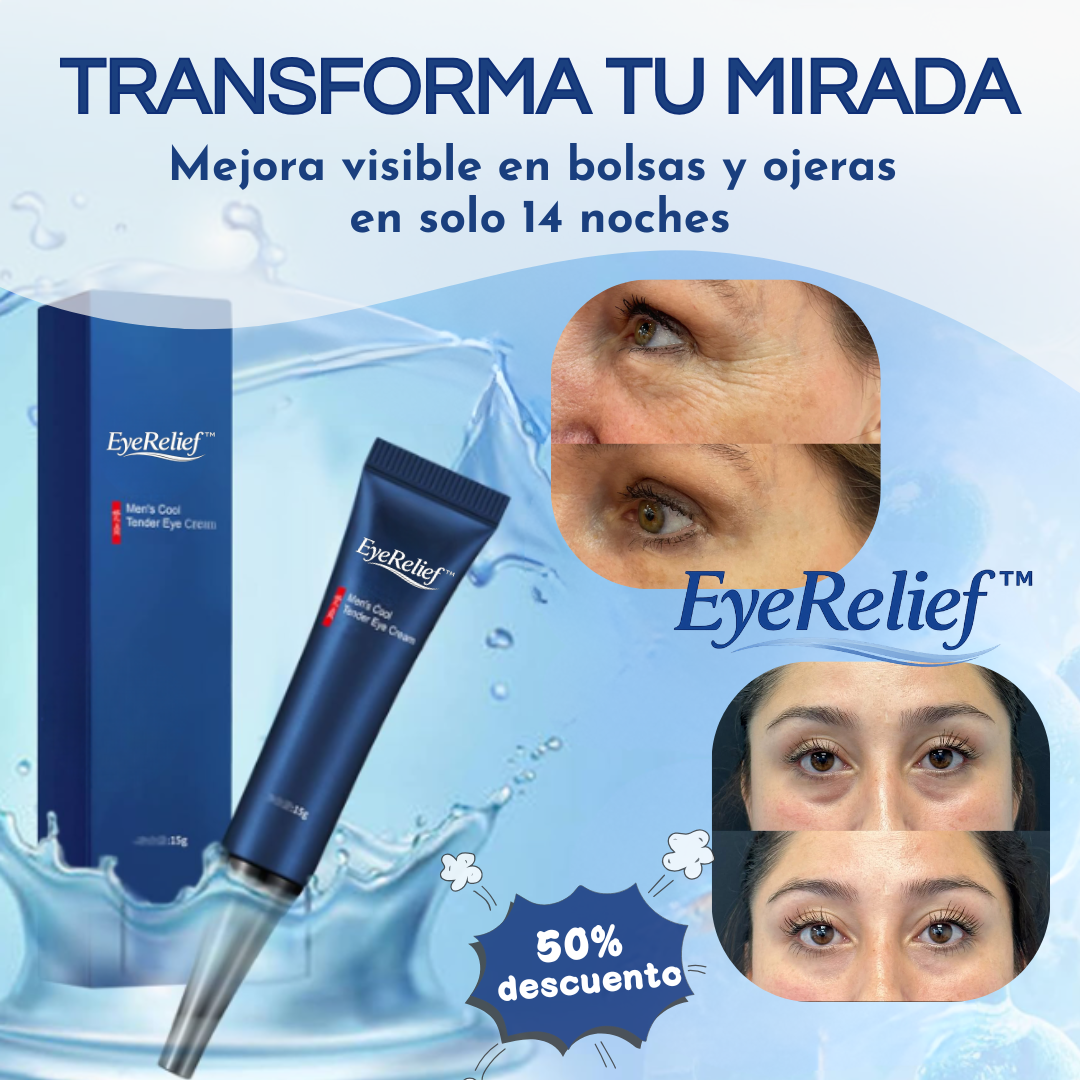 Alivio para bolsas, ojeras y ojos cansados - EyeRelief™