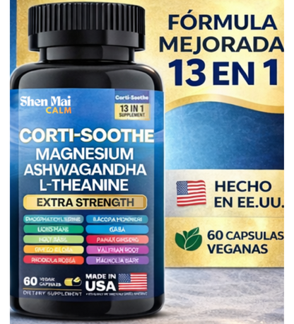 Suplemento antiestrés con Magnesio y Ashwagandha - ShenMai Calm