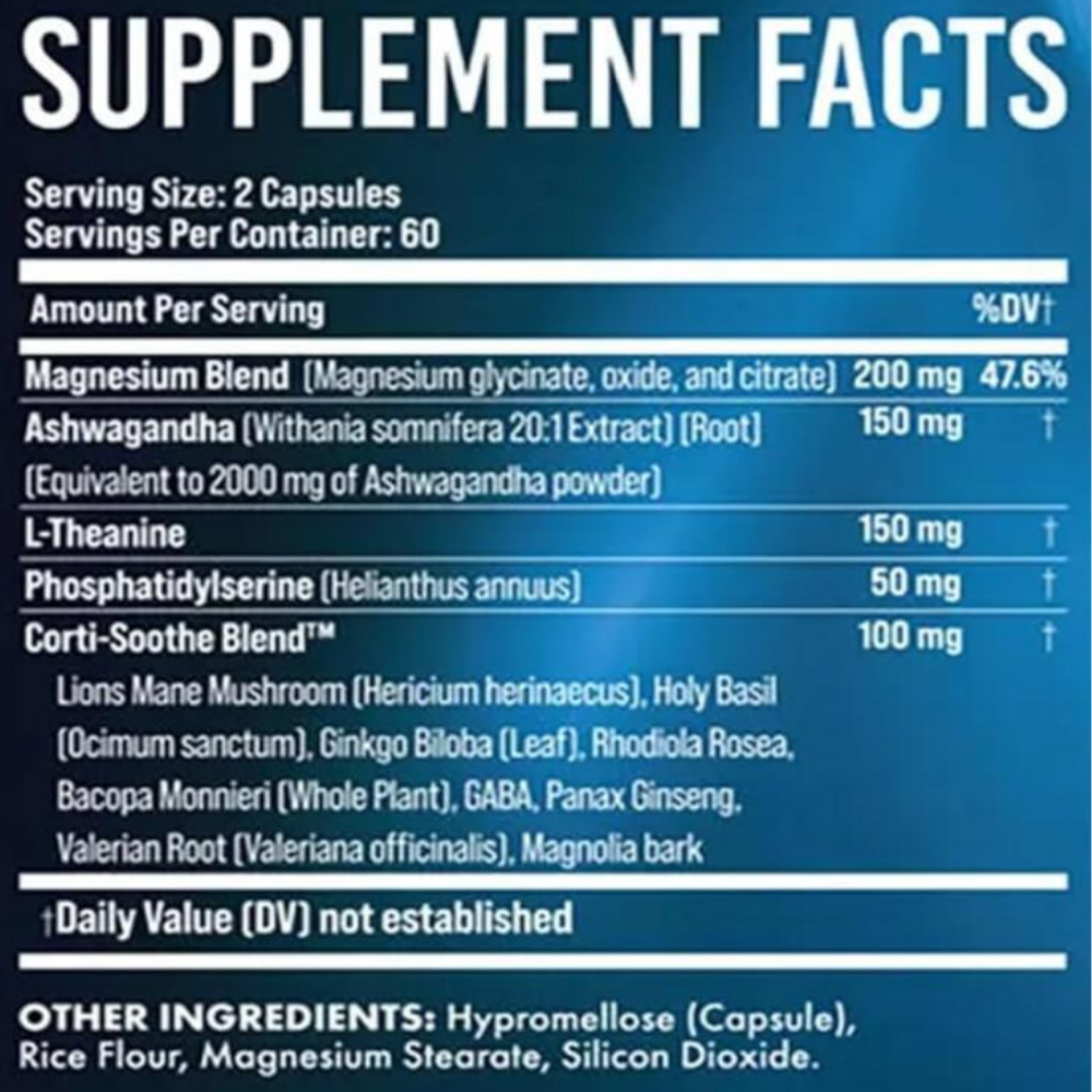 Suplemento antiestrés con Magnesio y Ashwagandha - ShenMai Calm