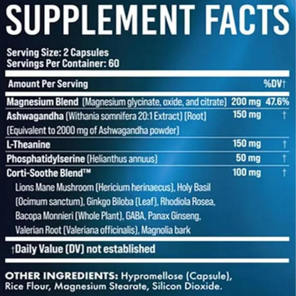 Suplemento antiestrés con Magnesio y Ashwagandha - ShenMai Calm